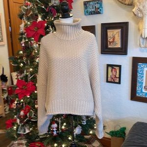 Knit turtleneck sweater
